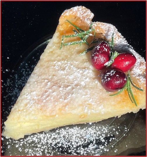 Mom's Christmas Morning Buttermilk Pie Graphic