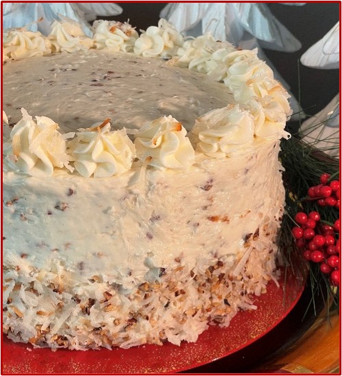 Festive Italian Cream Cake